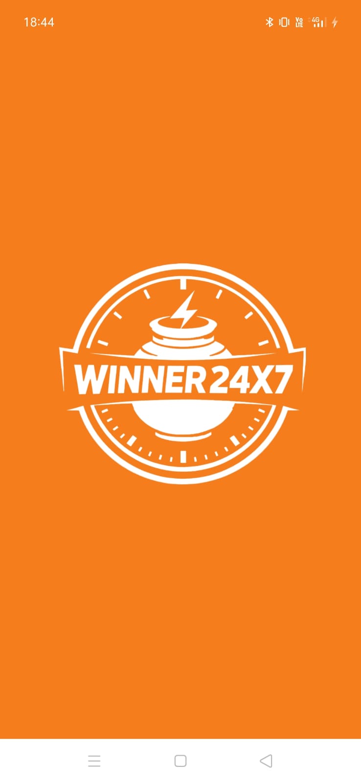 Winner24x7 splash screen